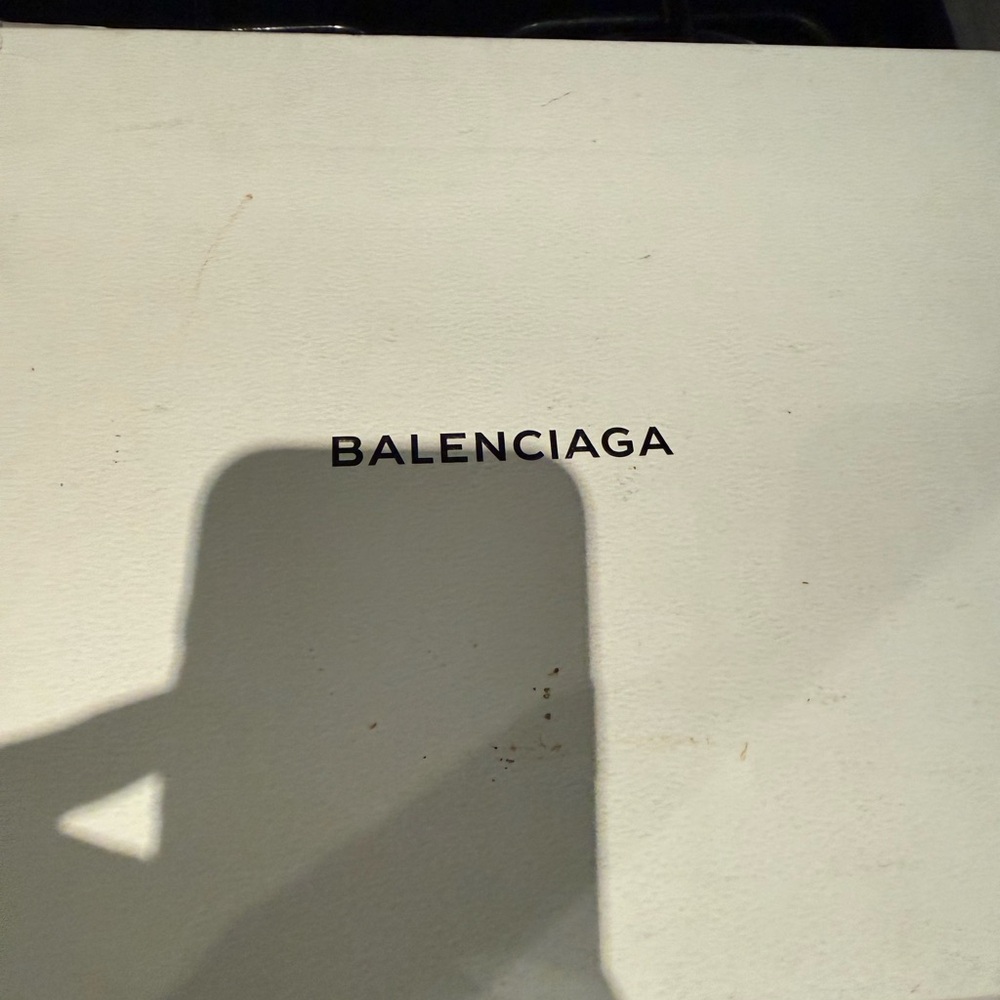 Balenciaga Black High-Top Leather Sneakers - Picture 2 of 2